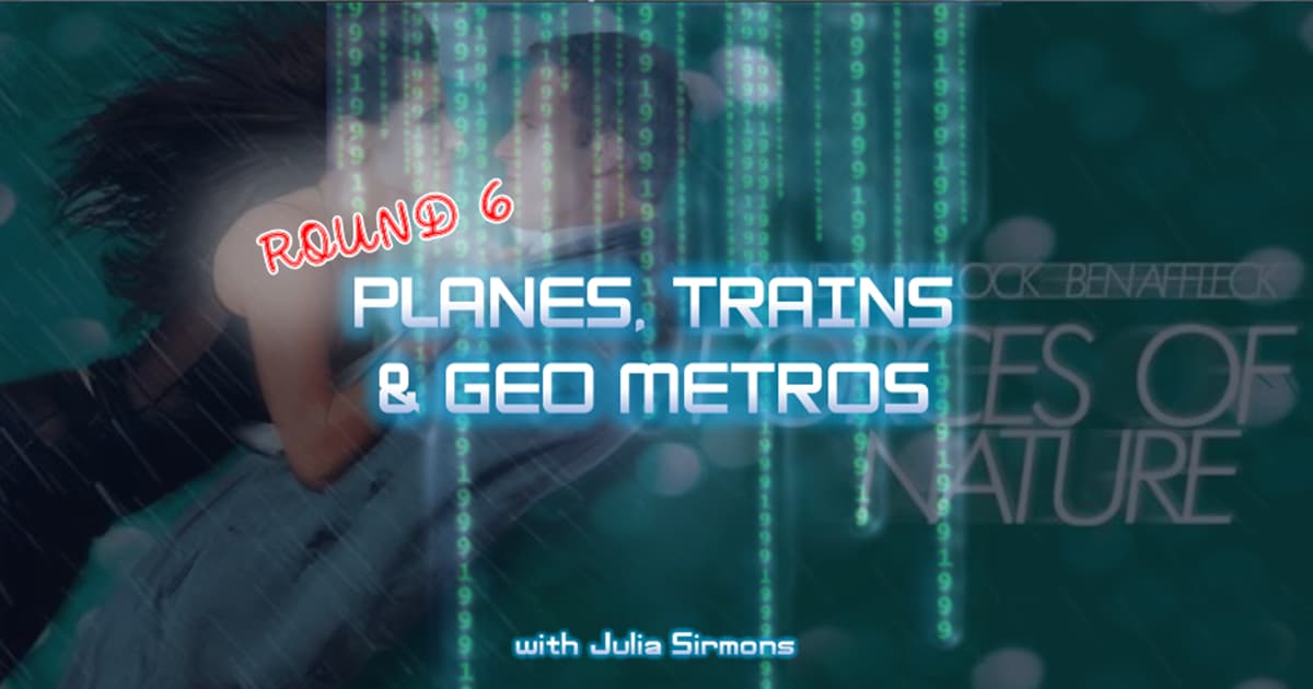 1999: The Podcast #056 -Forces of Nature - "Planes, Trains, and Geo Metros" with Julia Sirmons