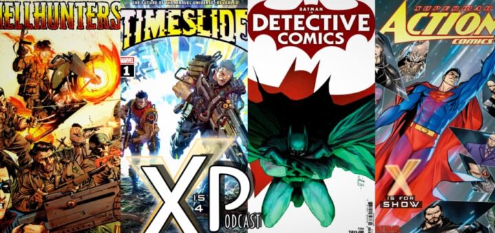 Reviewing Timeslide, HellHunters, Action Comics, & Detective Comics!